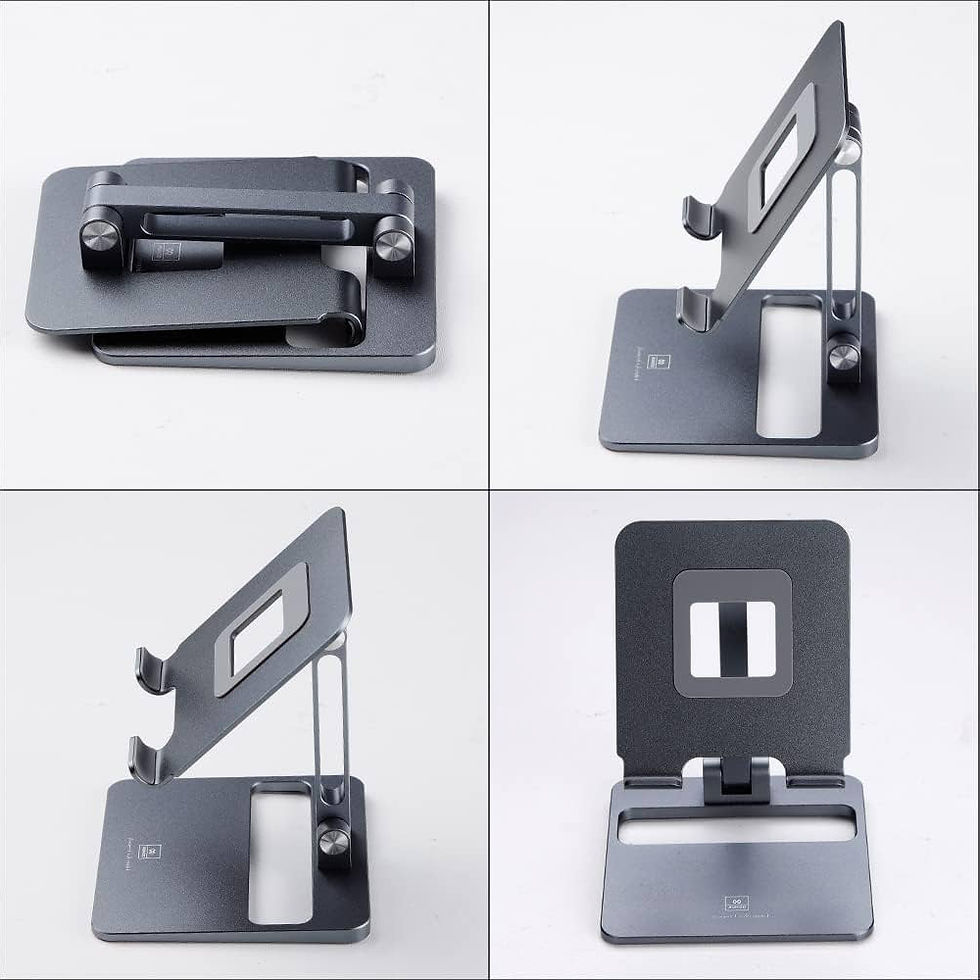 Thumbnail: Xundd Folding Metal Holder for Phone & Tablet