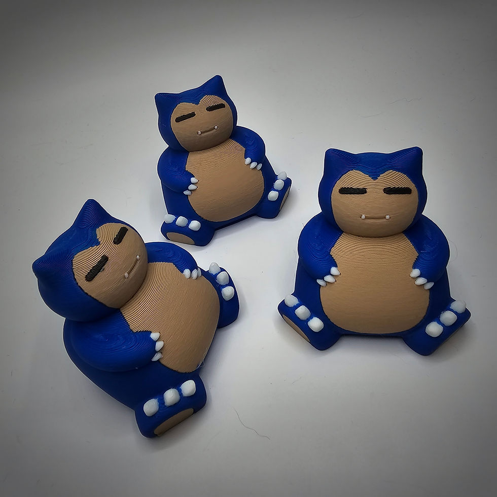 Thumbnail: Snorlax 3 inch Multicolor 3d Print