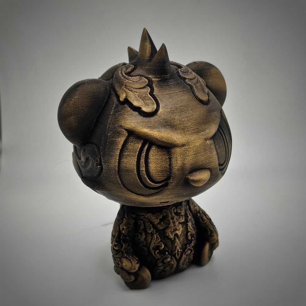 Thumbnail: Pancham 3d Printed Pokemon Statue
