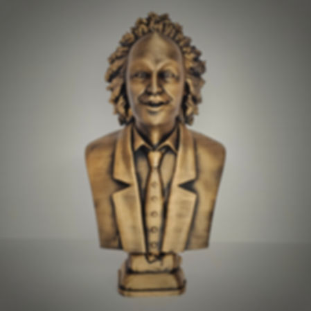 Beetlejuice 3d Printed Statue Bust - Hand Painted - 6 Inches Tall
