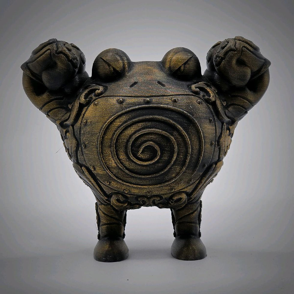 Thumbnail: Poliwrath 3d Printed Pokemon Statue