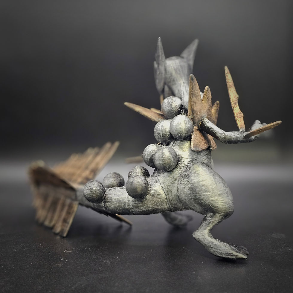 Thumbnail: Mega Sceptile 3d Printed Pokemon - Hand Painted - 8 Inch
