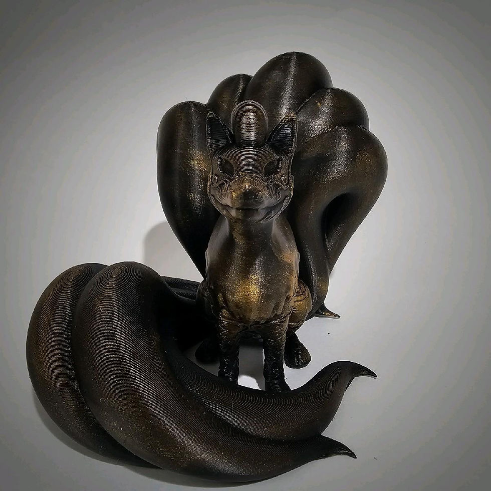Thumbnail: Ninetails 3d Printed Pokemon Statue