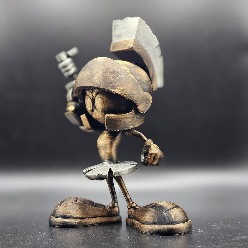 Thumbnail: Marvin The Martian 3d Printed Statue - Hand Painted - 6 Inch