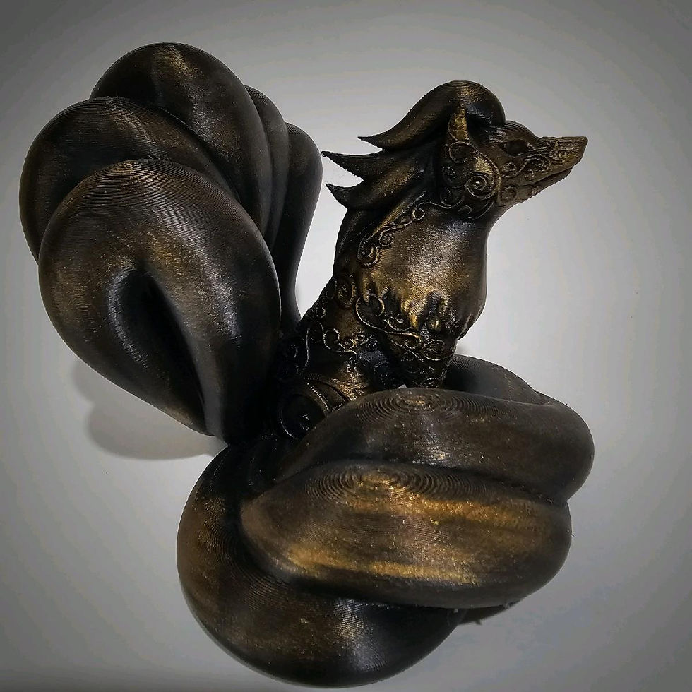 Thumbnail: Ninetails 3d Printed Pokemon Statue