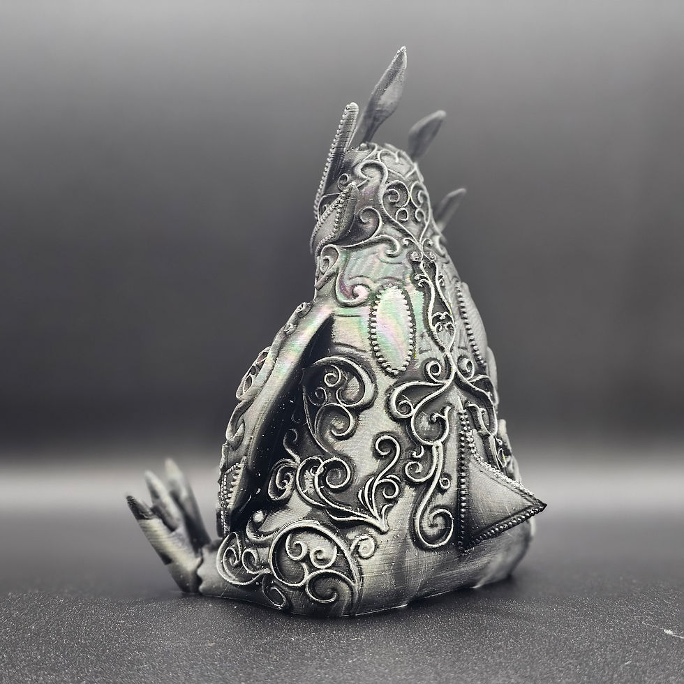 Thumbnail: Empoleon 3d Printed Pokemon - Hand Painted - 6 Inch Scale