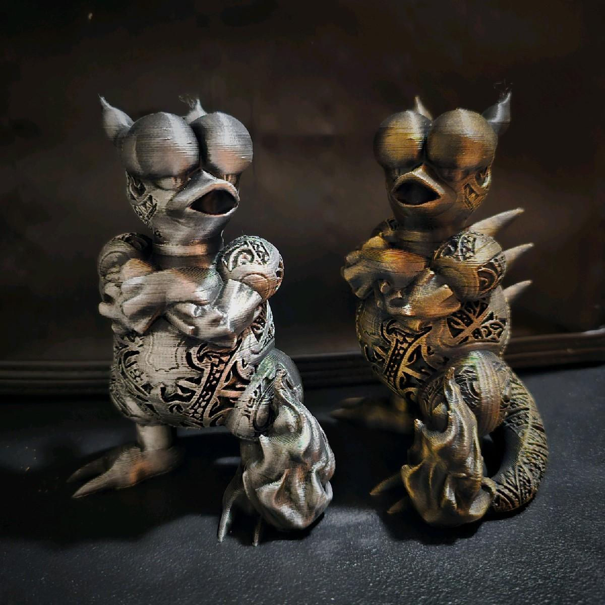 Magmar 3d Printed Pokemon Statue