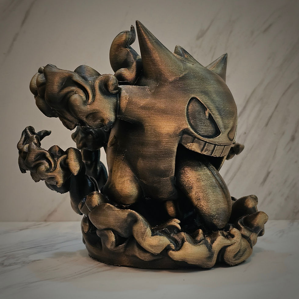 Thumbnail: Gengar 3d Printed Diorama Statue