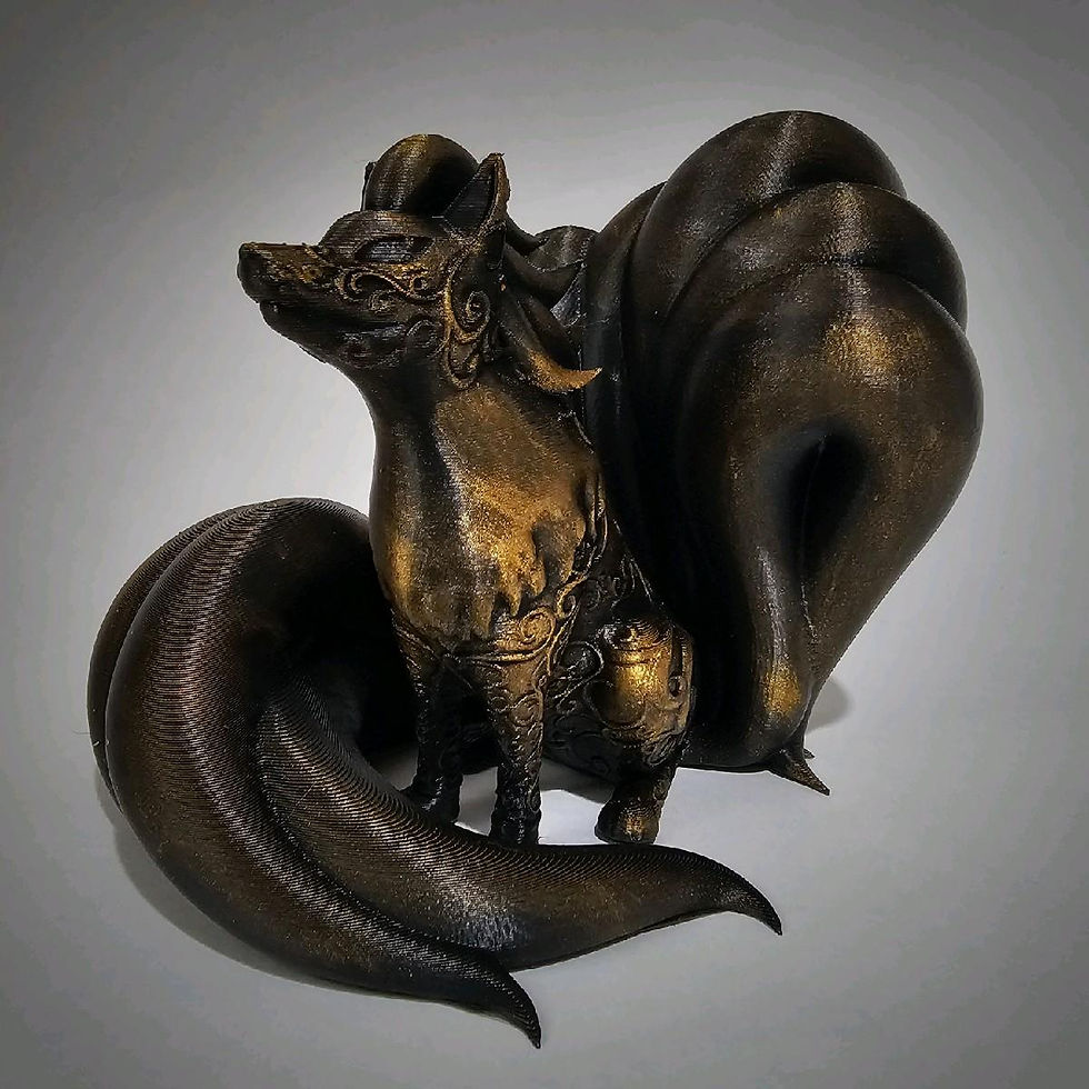 Thumbnail: Ninetails 3d Printed Pokemon Statue
