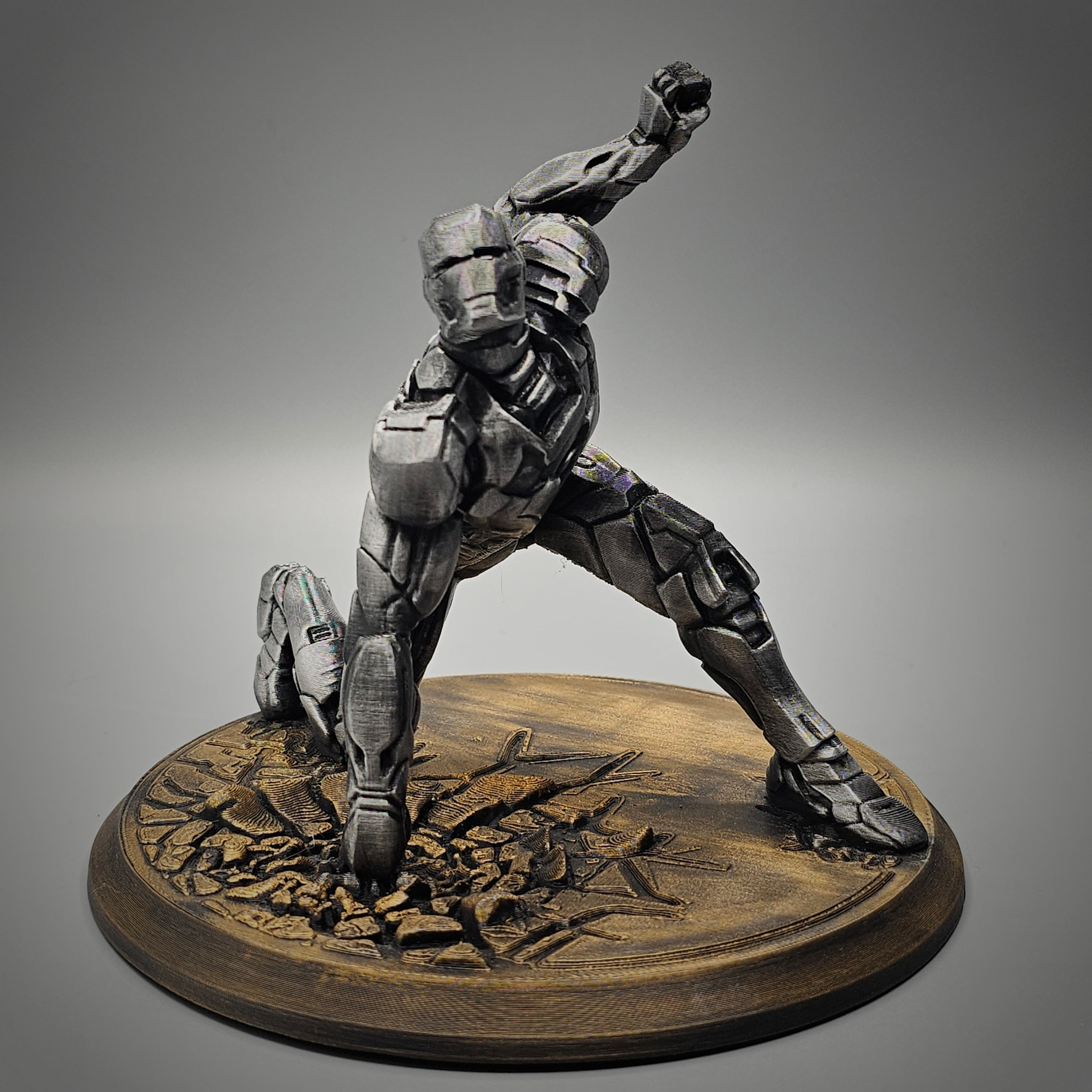 Iron Man Hero Landing Diorama