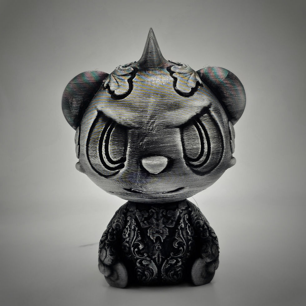 Thumbnail: Pancham 3d Printed Pokemon Statue