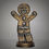 Thumbnail: Gingy Gingerbread Man 3d Printed Statue - Hand Painted