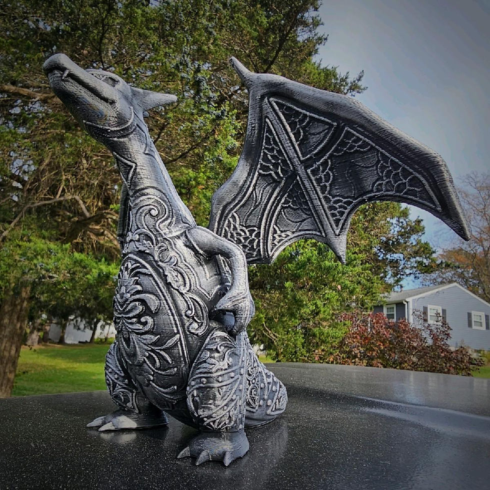 Thumbnail: Charizard 3d Printed Statue Jumbo Size