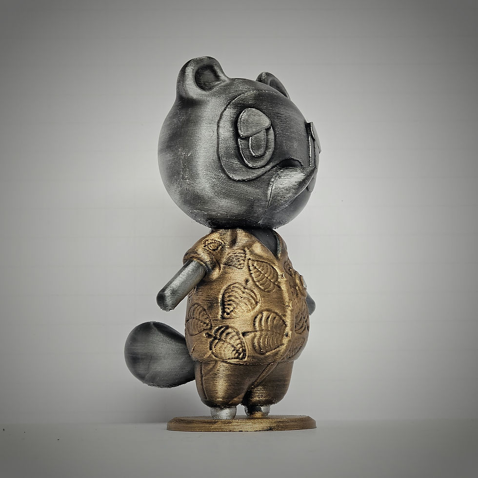 Thumbnail: Tom Nook 3d Printed Pokemon Statue Hand Painted - 6 Inches Tall