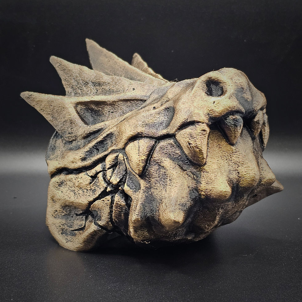 Thumbnail: Tyranyrum Pokemon 3d Printed Skull