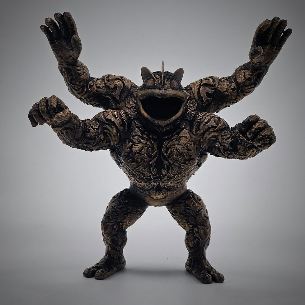 Thumbnail: Machamp 3d Printed Pokemon Statue