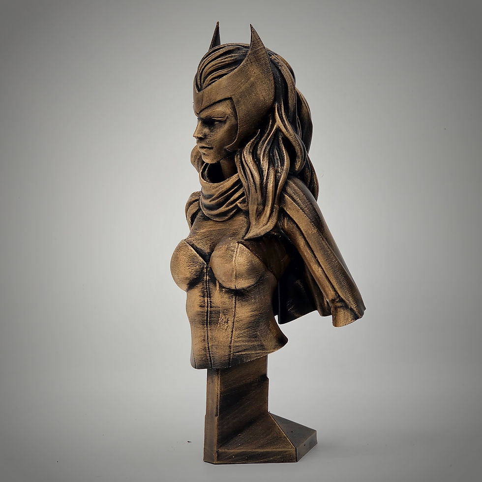 Thumbnail: Scarlet Witch 3d Printed Statue Bust - 8 Inch!