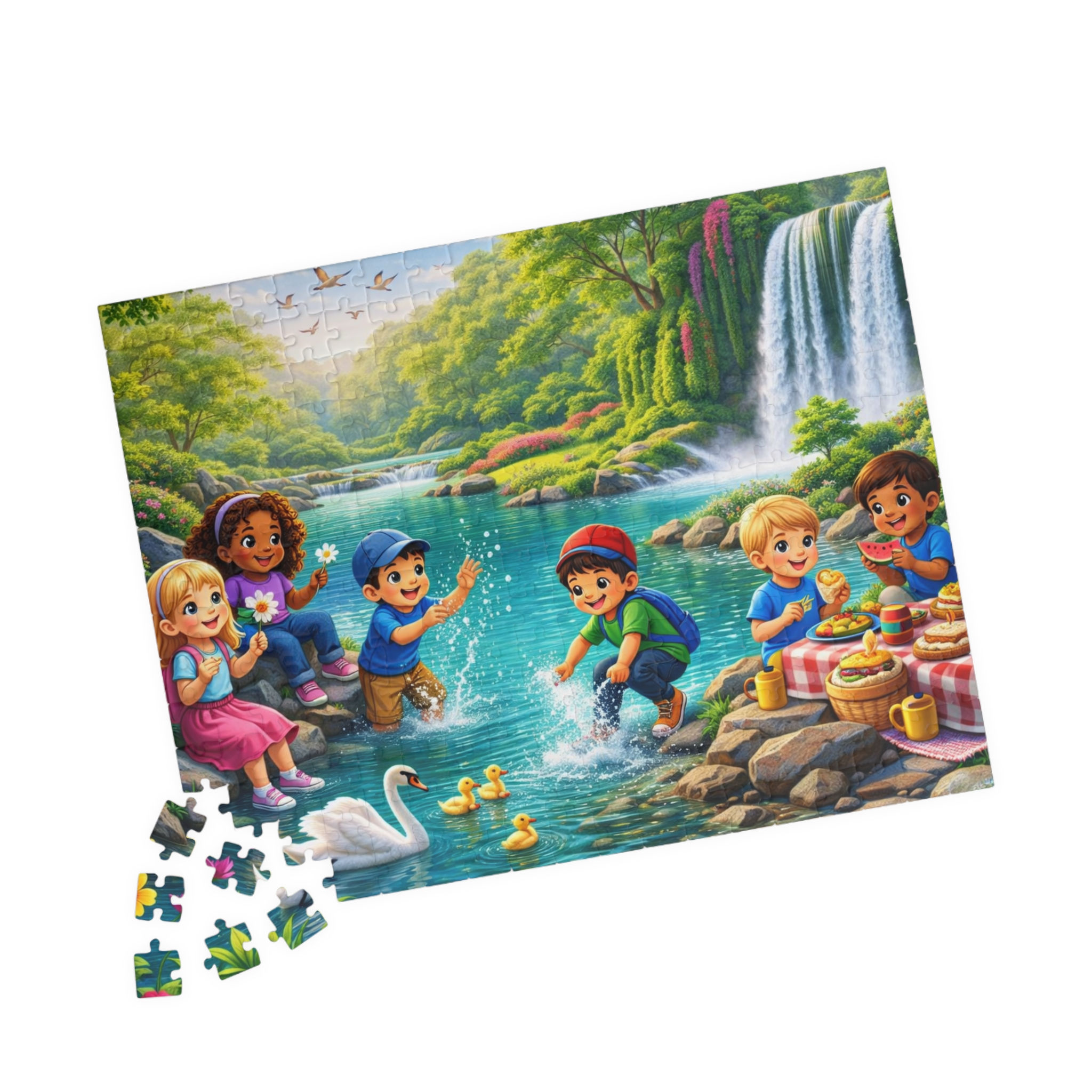 Waterfall Picnic | Kids' Puzzle
