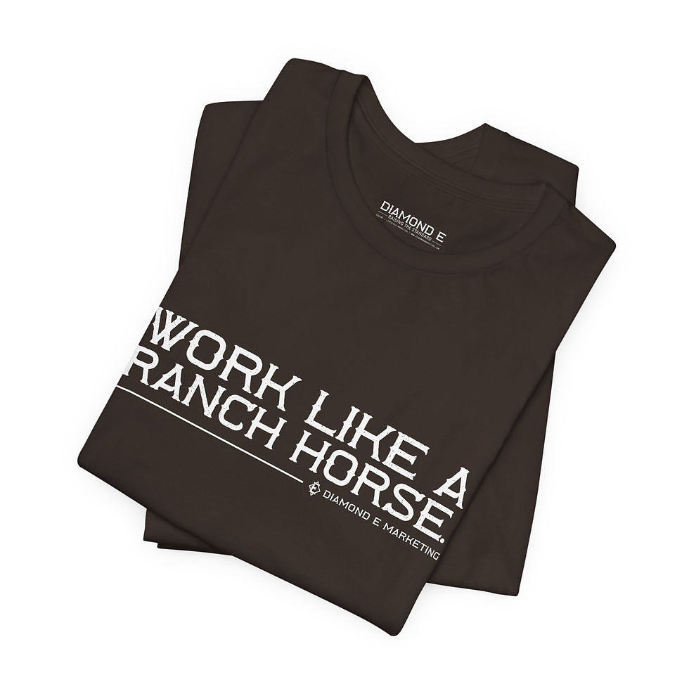 Thumbnail: Work Like A Ranch Horse | Unisex Tee