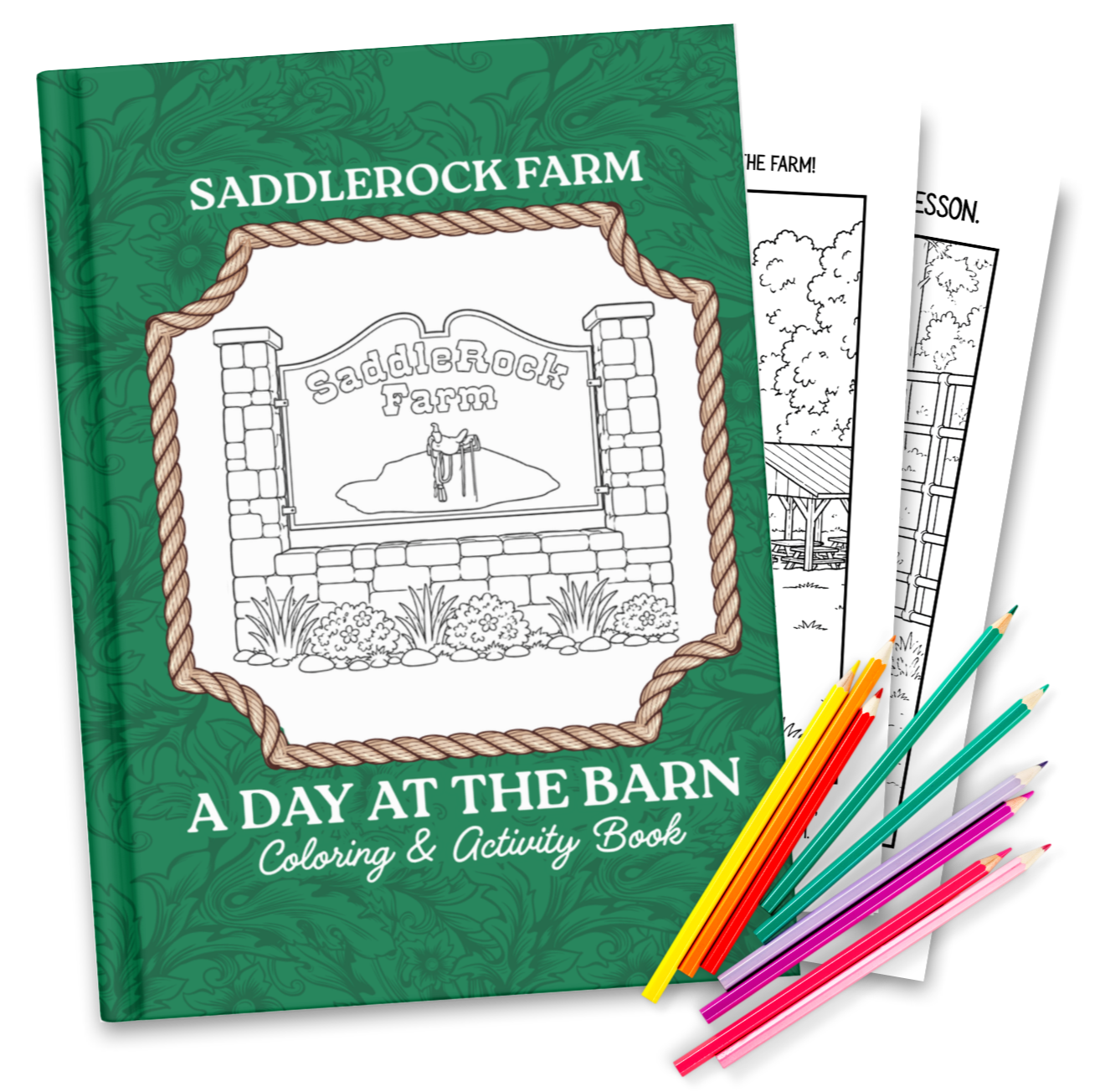 A Day at the Barn | Printable Coloring & Activity Book