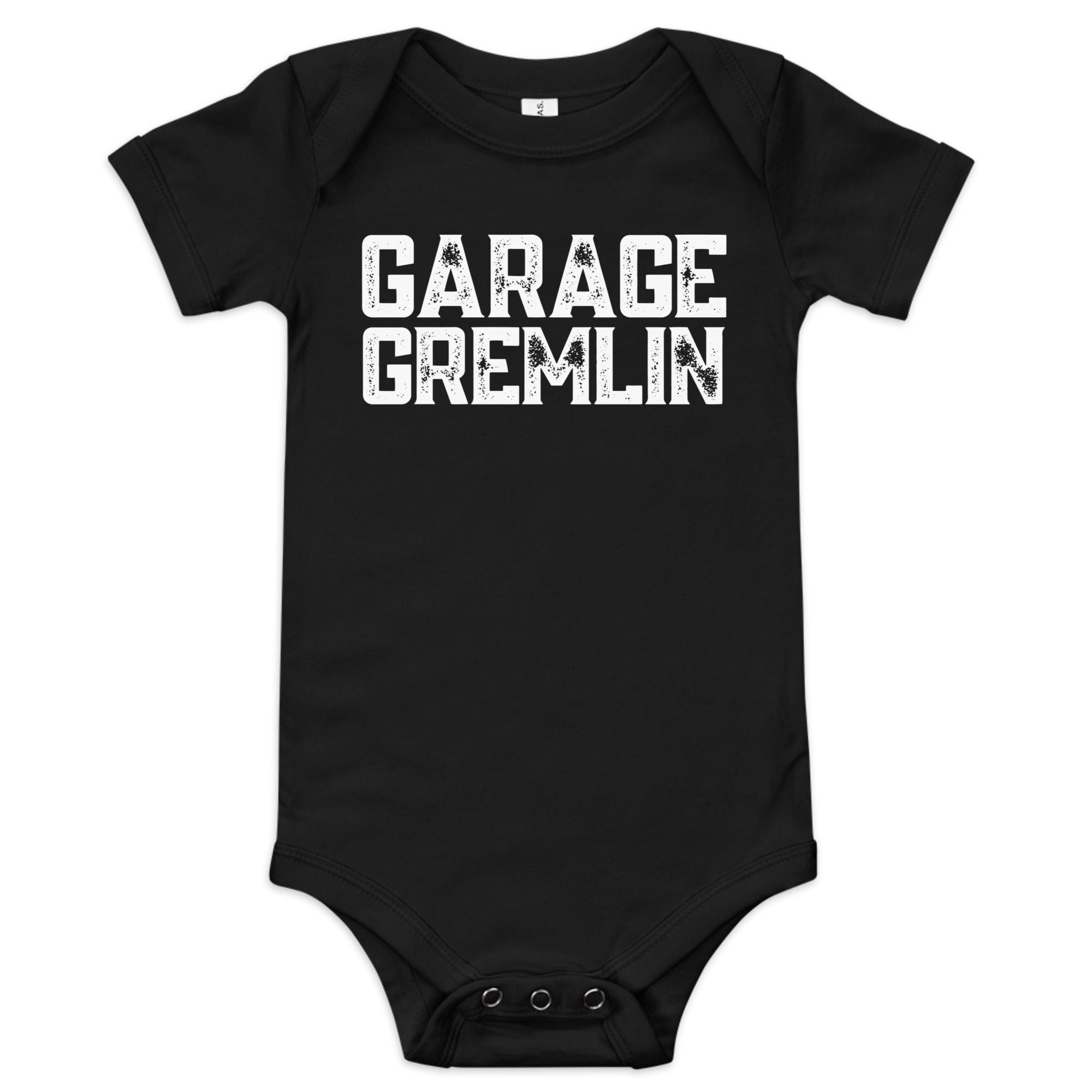 "Garage Gremlin" Baby Onesie