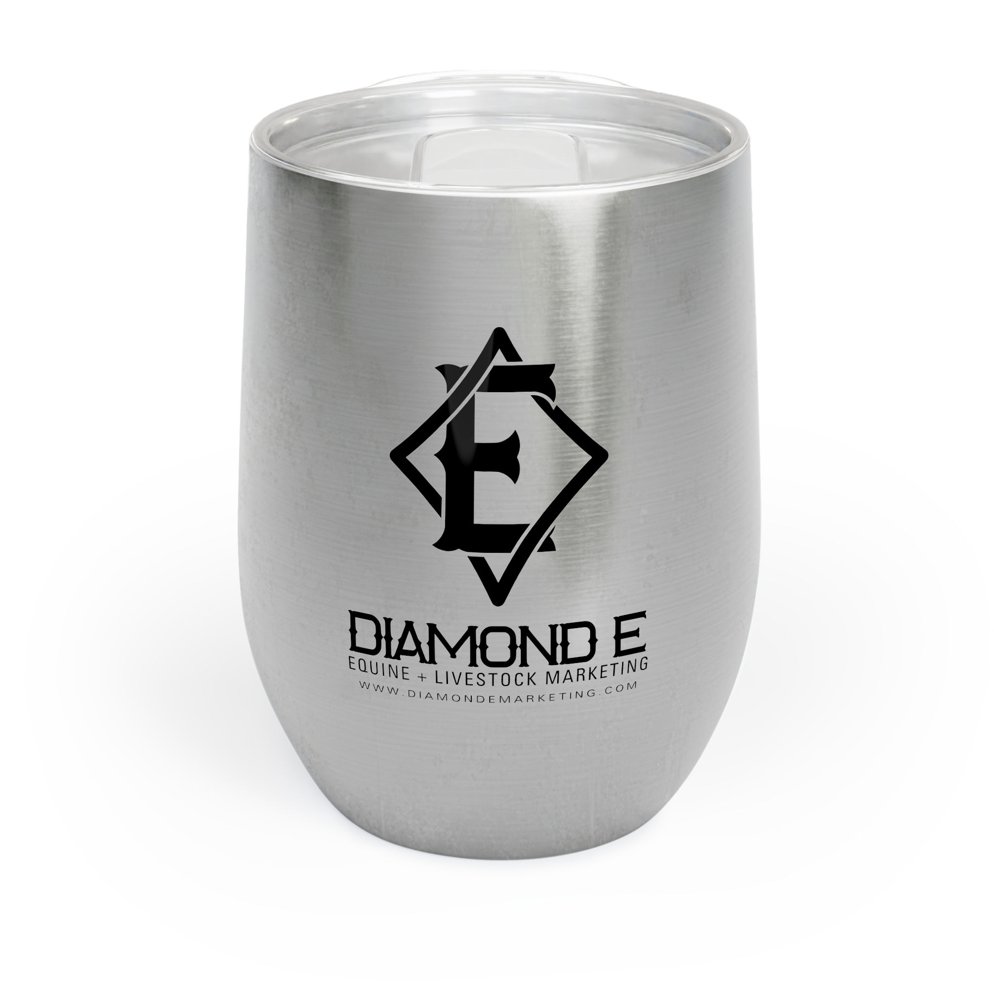 Diamond E Stainless Steel Ranch Tumbler – 12oz