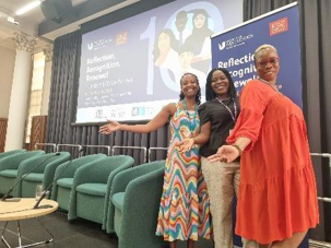 (Pics of Lorraine Lawrence, Ms Deborah Dauyoumor, Diabetes Specialist Nurse, PhD Researcher UWL & Tani Ngcozana KCL)