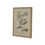 Thumbnail: Framed botanical print on linen - Borage plant