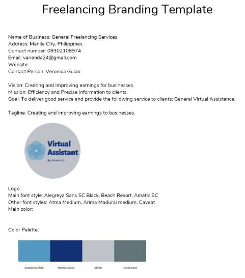BRANDING TEMPLATE