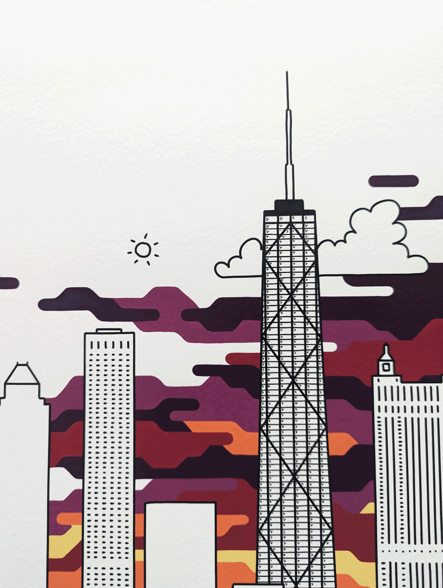 Thumbnail: Hancock Sunset 18x24 Limited Edition