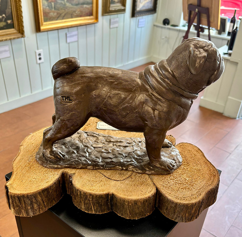 Todd Lane Pug Sculpture
