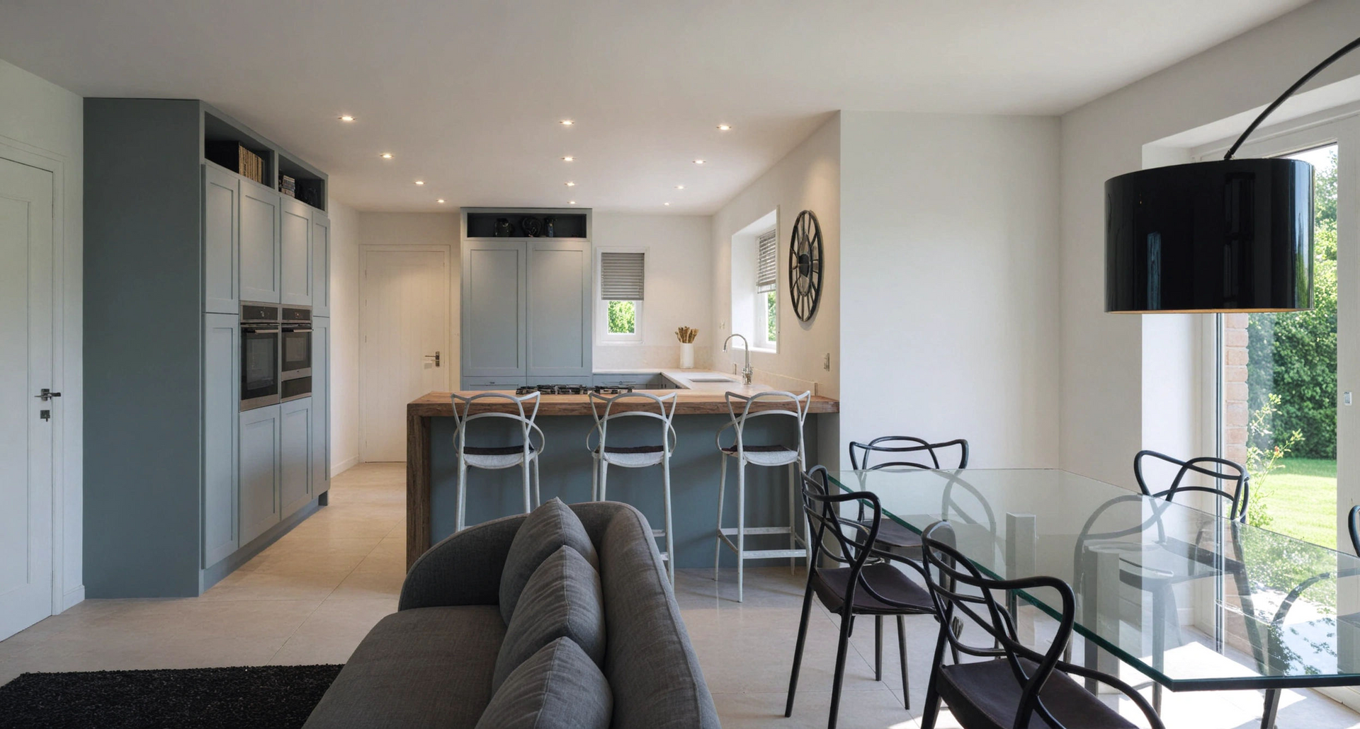 Cove Blue shaker kitchen