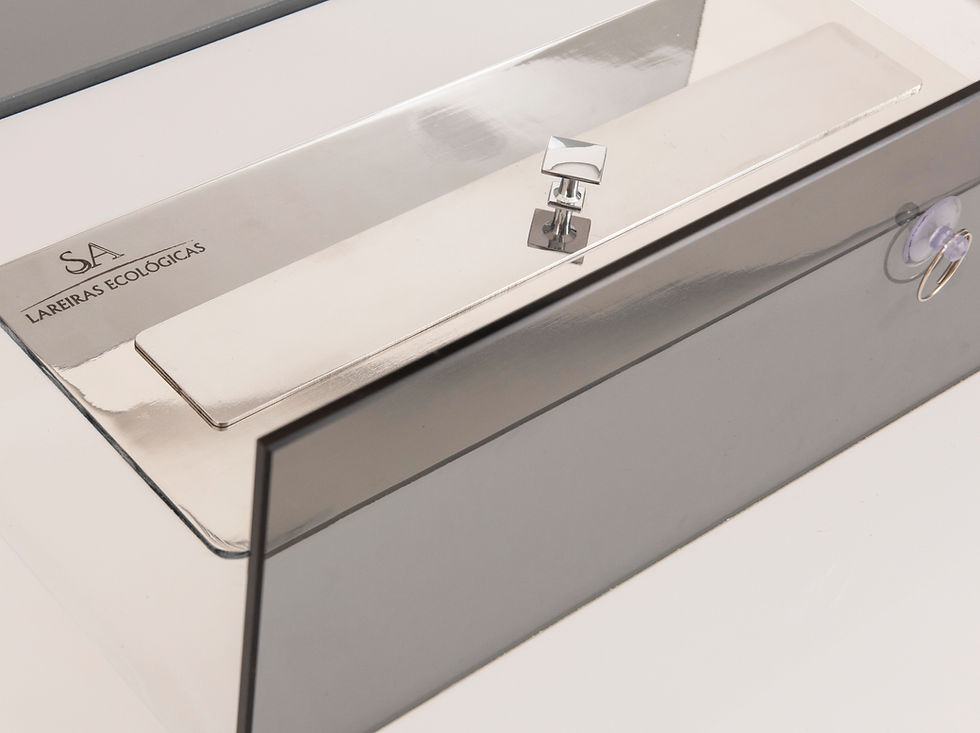 Miniatura: Mesa de Centro 40cm Inox