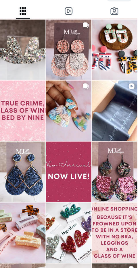 A screenshot of Love Style Fashion's Instagram feed