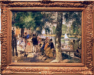 Bathing on the Seine (La grenouillere)