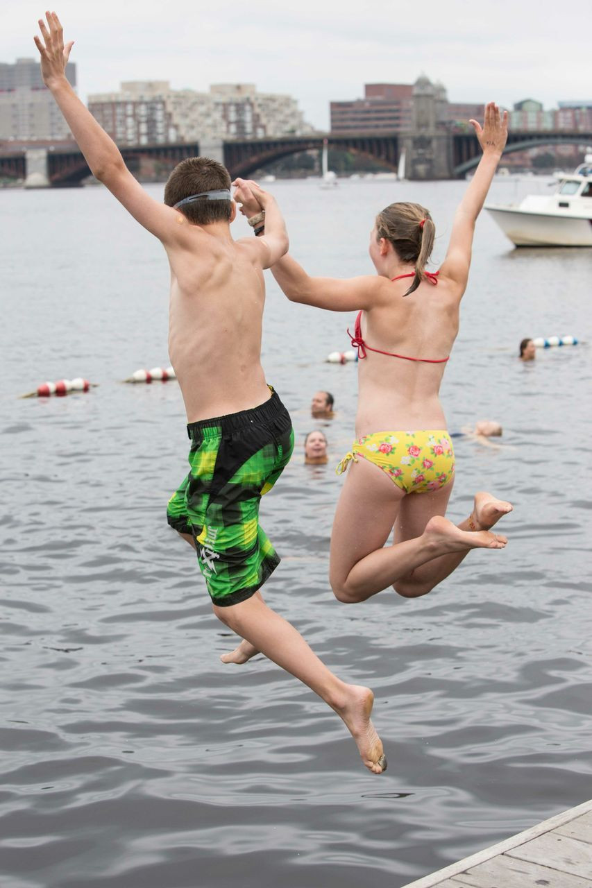 once dirty water is now swimmable