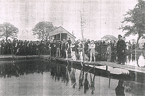 The Bede House before redevelopment during the flood management scheme
