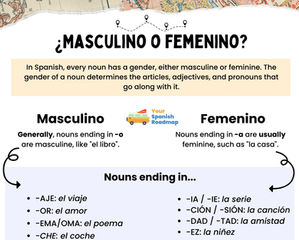 Is it a masculine or feminine noun? Introduction to Spanish genders