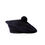 Thumbnail: Flat view of traditional style luxury woollen beret. Colour Black.