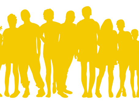 Gruppe junger Leute