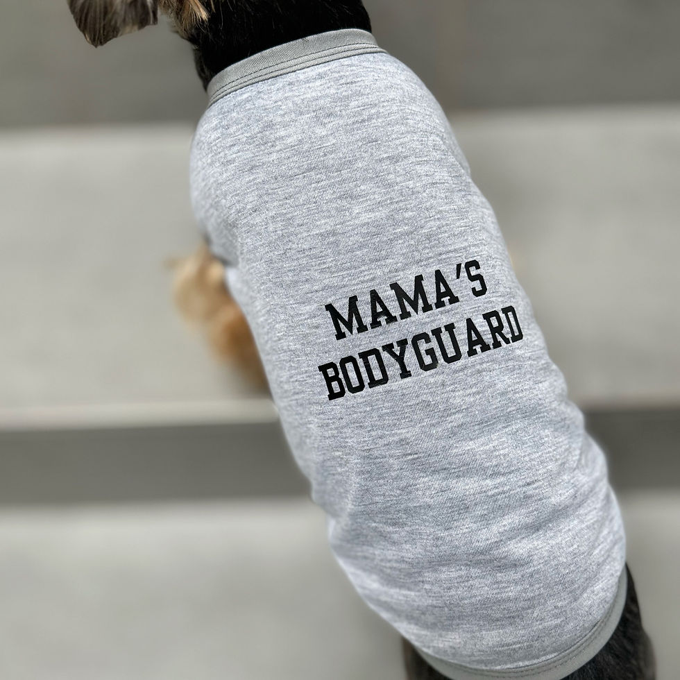 Miniaturbild: T-Shirt “Mama`s  Bodyguard” grau