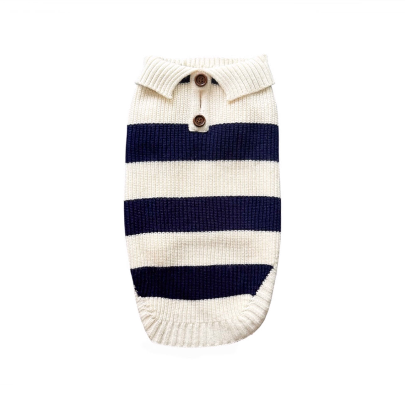 Pullover blau/beige