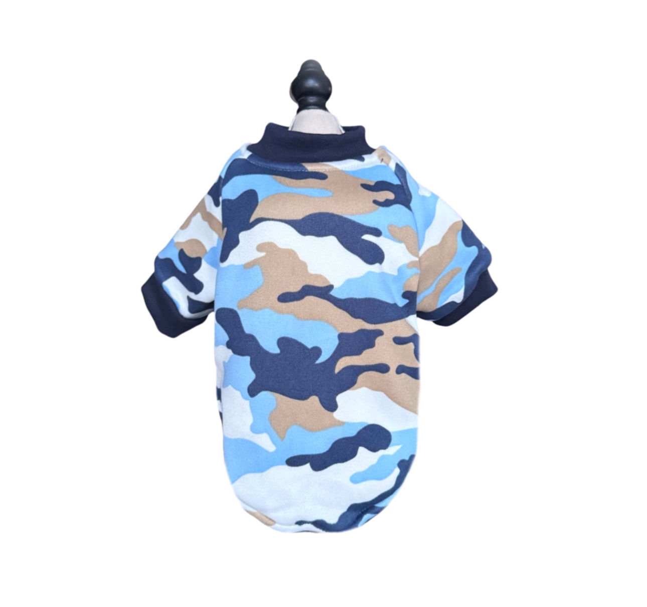 Hoodie "Camo" blau