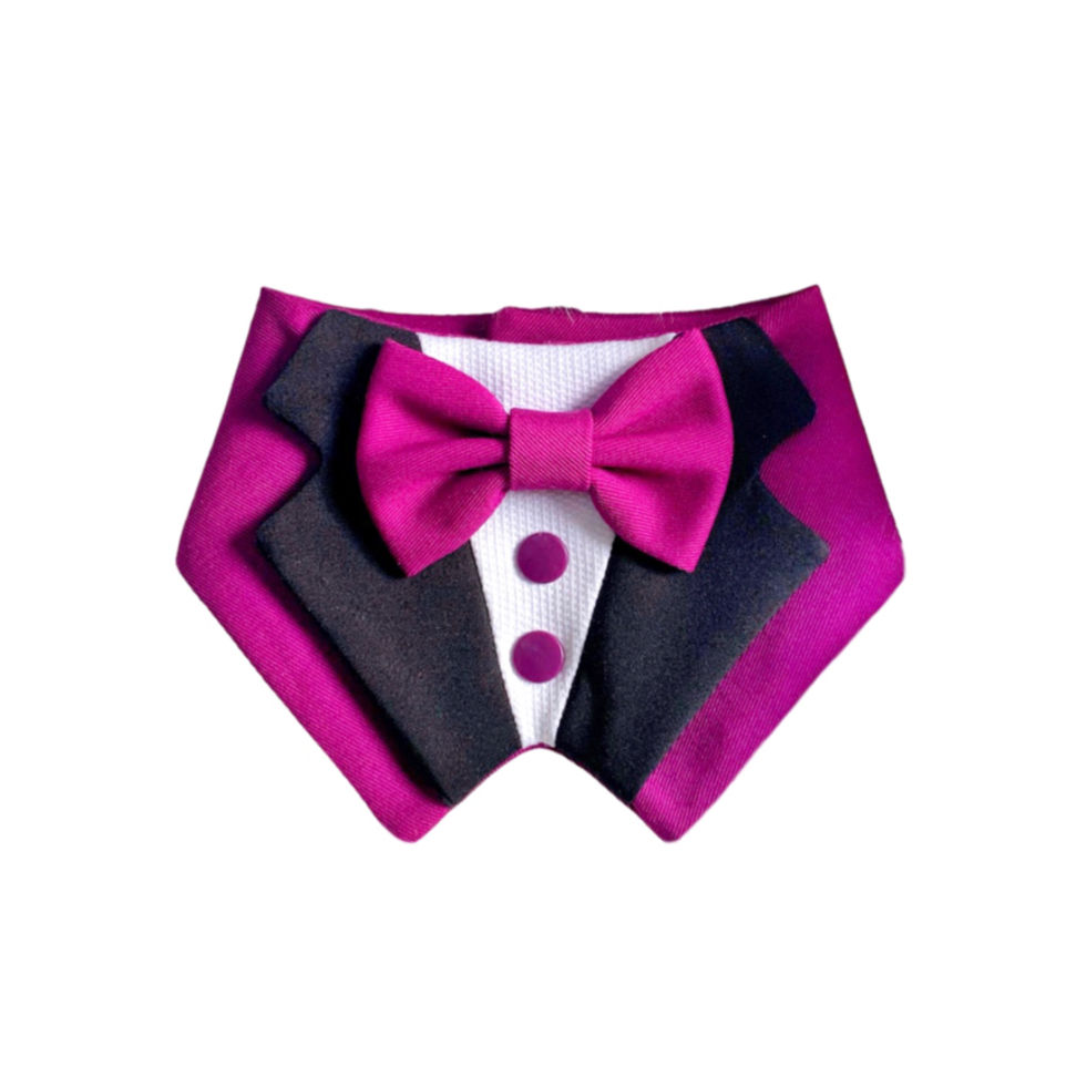 Luxus Halstuch violett