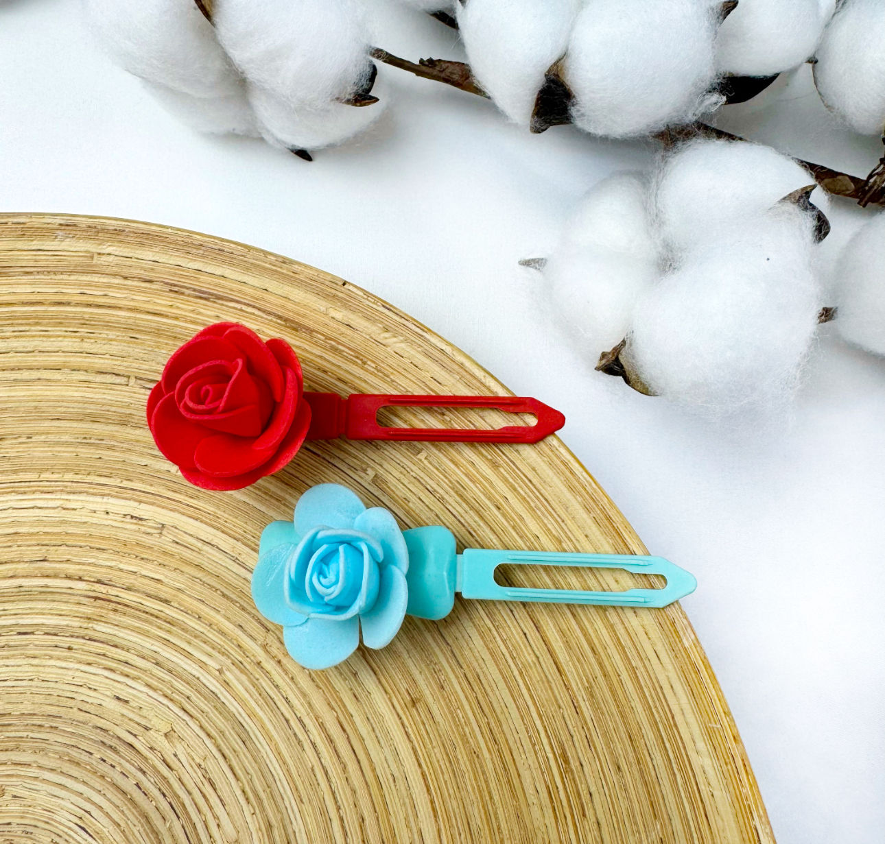 Haarspange "Blumen" big