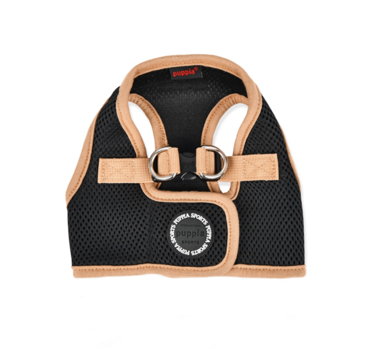Puppia Soft Vest Harness B II schwarz