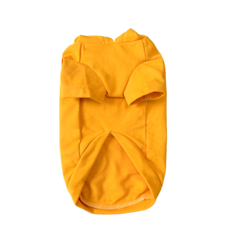 Miniaturbild: Dünner Hoodie "Smile" dunkelgelb