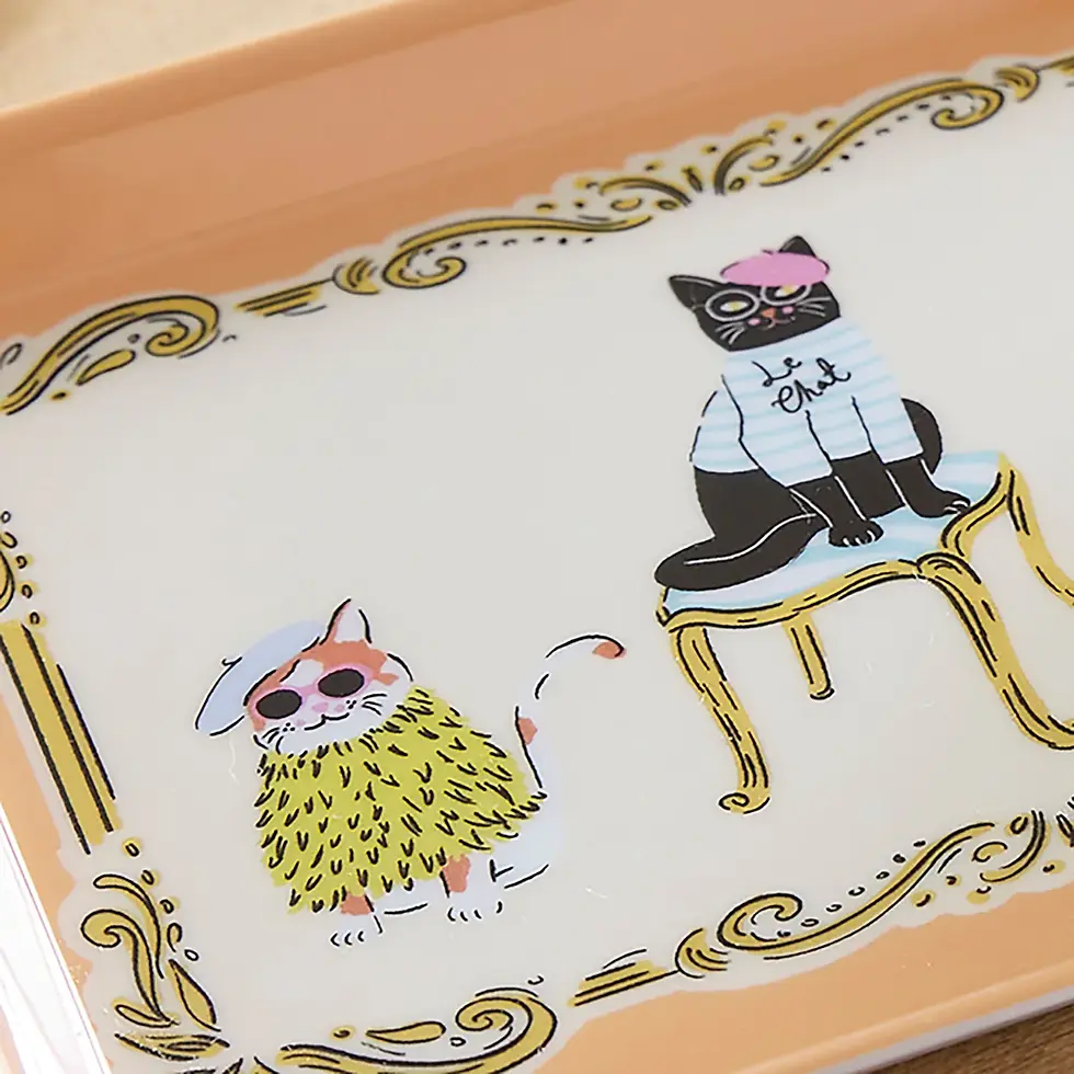 Miniaturbild: Tablett Cool Cats  - Scatter 