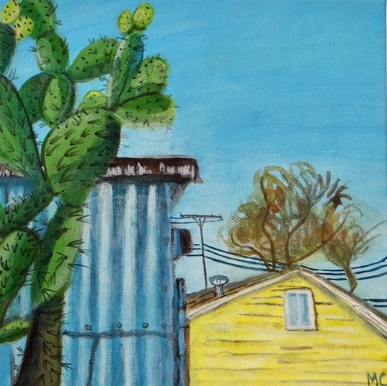 Locke Blue House Portrait Michelle Cordova