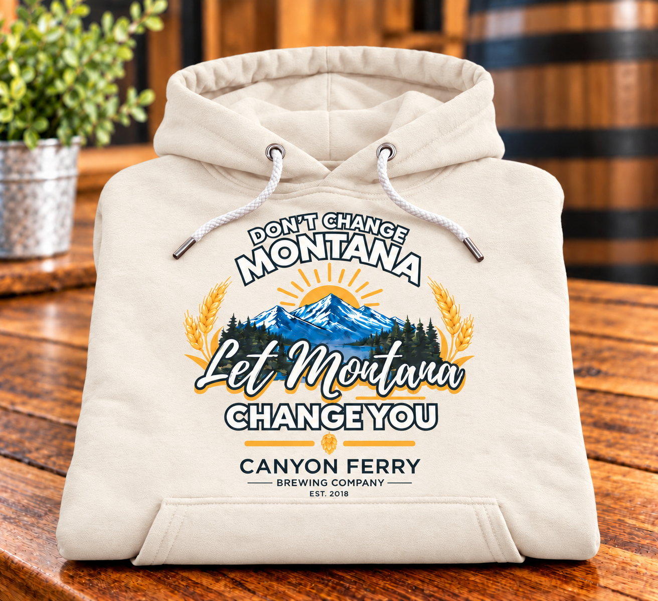 Natural Color Hoodie